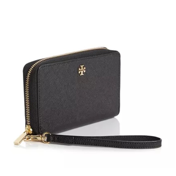 Tory Burch Handbags - Tory Burch Black Wallet with Gold Accents